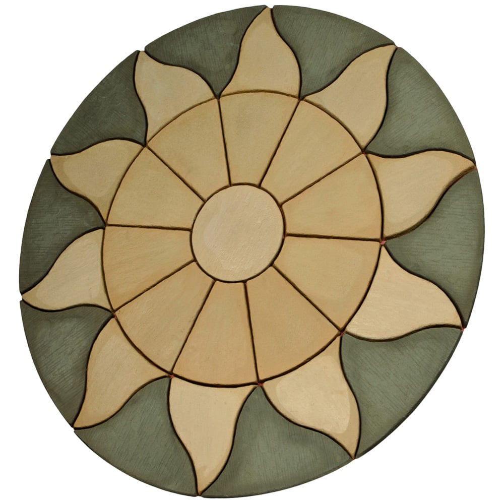 Aurora Circle Patio Kit 1.8m Antique Grey/Barley