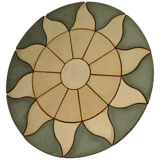 Aurora Circle Patio Kit 1.8m Antique Grey/Barley