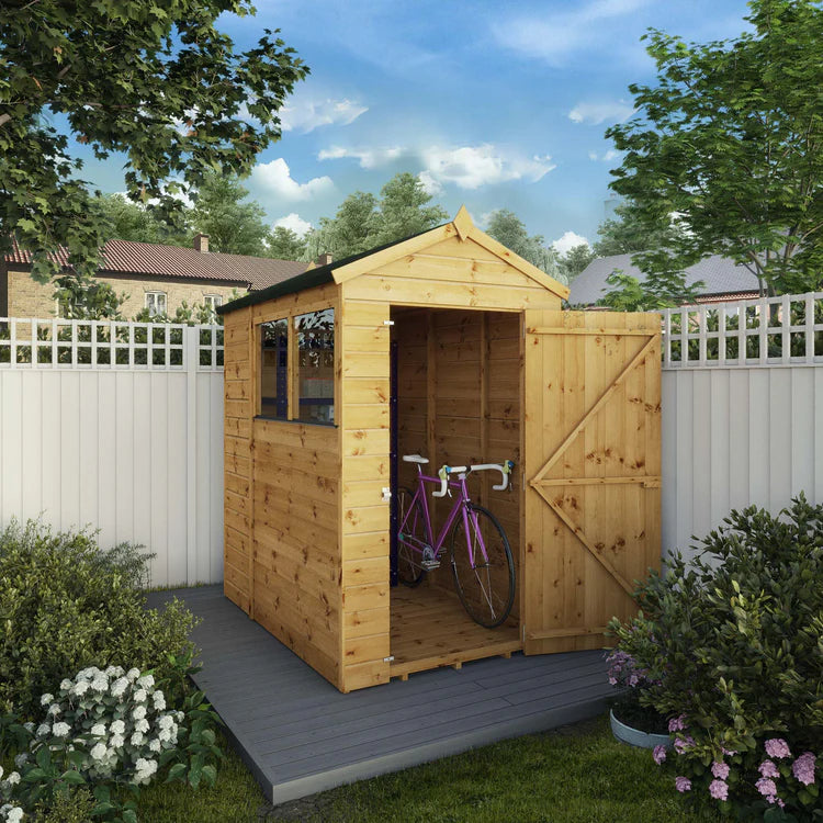 6 x 4 Shiplap Apex Wooden Shed