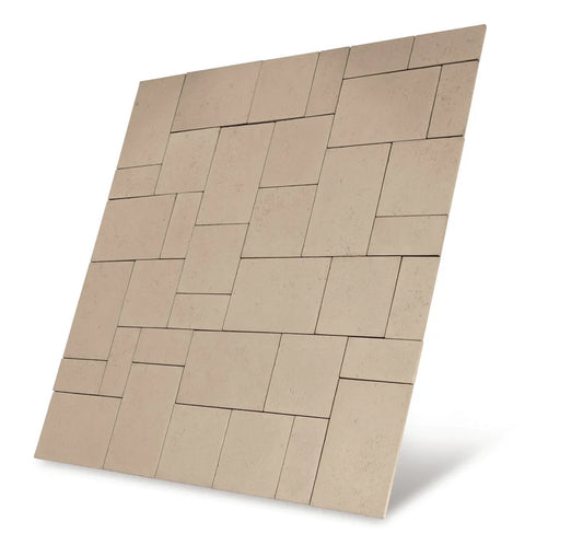 Baroque Paving Kit 5.76m2 Limestone (2400 x 2400mm)