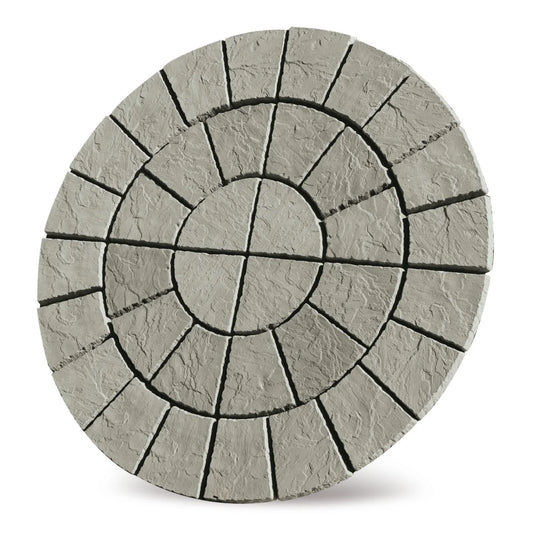 Cathedral Circle Paving Patio Kit - Weathered Moss
