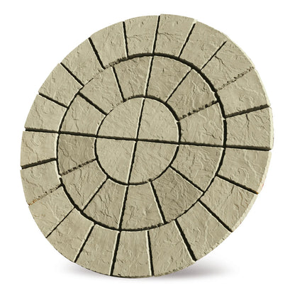 Cathedral Circle Paving Patio Kit - Weathered York