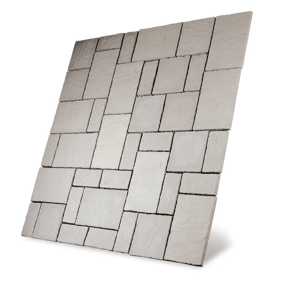 Cathedral Paving Patio Kit Weathered Moss