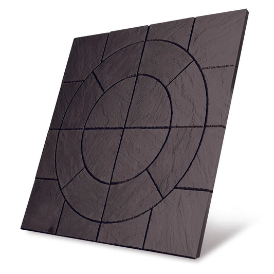 Chalice Circle Patio Paving Kits - Welsh Slate - 3.24m²